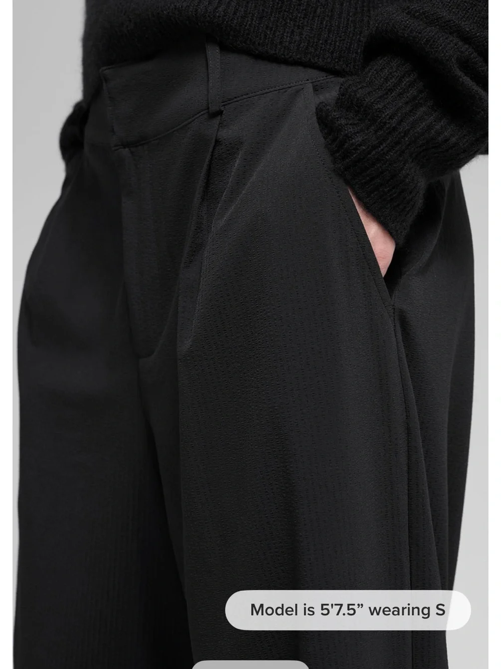ALO Yoga Wide-Leg Black Pants 33 inch inseam